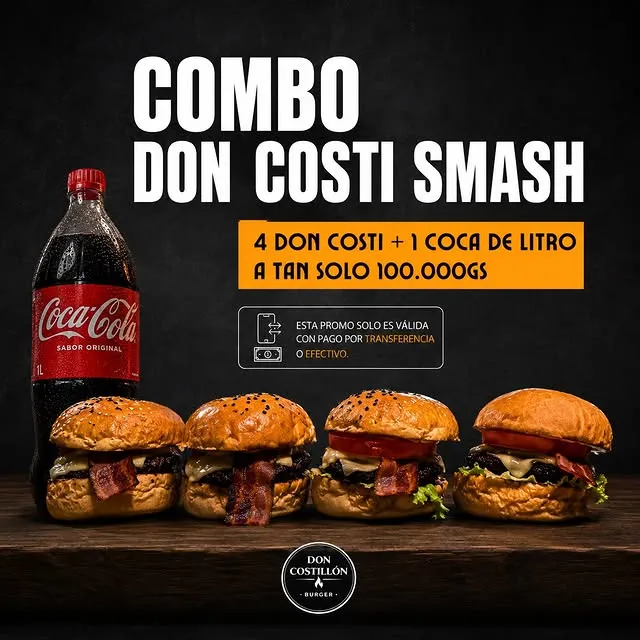 Combo de hamburguesas para compartir