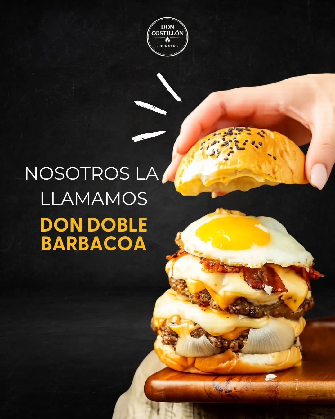 Don Doble Barbacoa — doble carne y queso